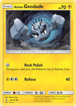 Alolan Geodude Guardians Rising #40