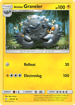 Alolan Graveler Team Up #36