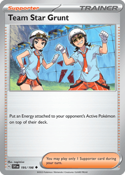 Team Star Grunt Scarlet & Violet #195