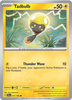 Tadbulb Paldea Evolved #77