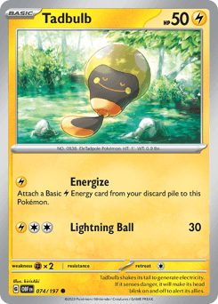 Tadbulb Obsidian Flames #74