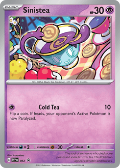Sinistea Scarlet & Violet Black Star Promos #62