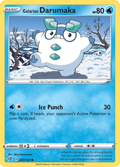 Galarian Darumaka Rebel Clash #47