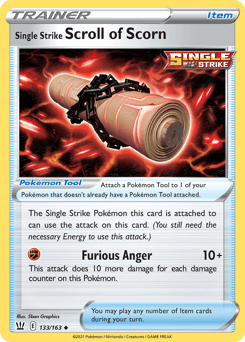 Single Strike Scroll Of Scorn